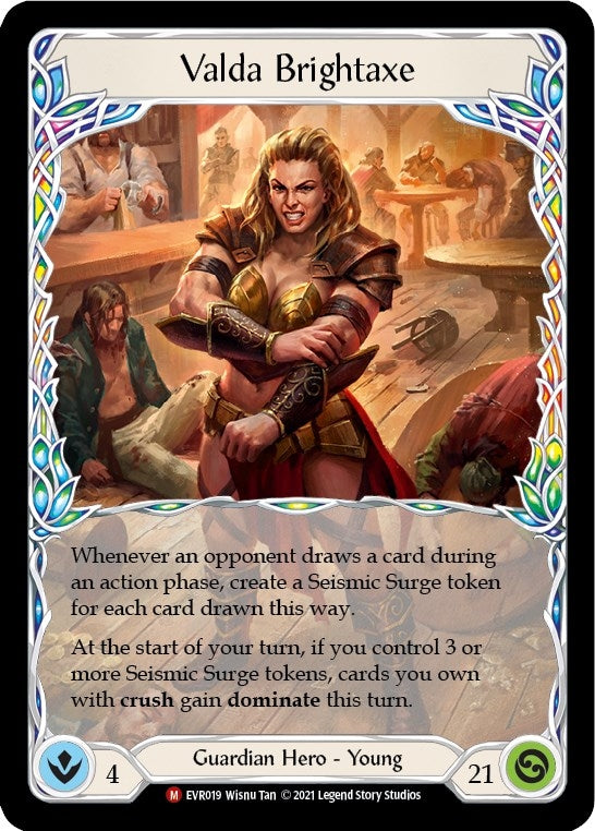 Image for Valda Brightaxe (EVR019) (Everfest) - Flesh and Blood TCG
