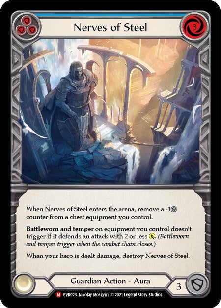 Image for Nerves of Steel (EVR023) (Everfest) - Flesh and Blood TCG