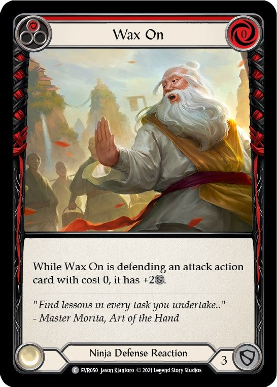 Image for Wax On (Red) (EVR050) (Everfest) - Flesh and Blood TCG