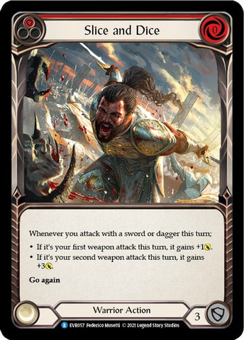 Image for Slice and Dice (Red) (EVR057) (Everfest) - Flesh and Blood TCG