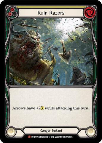Image for Rain Razors (EVR090) (Everfest) - Flesh and Blood TCG
