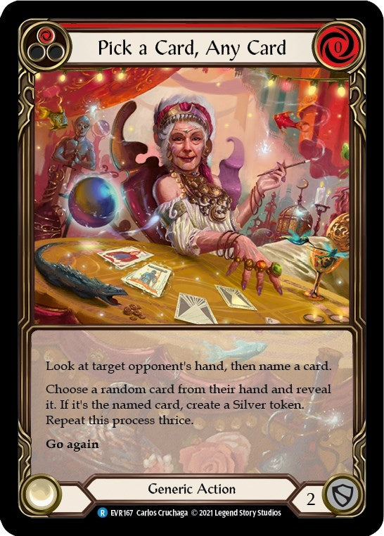 Image for Pick a Card, Any Card (Red) (Extended Art) (EVR167) (Everfest) - Flesh and Blood TCG