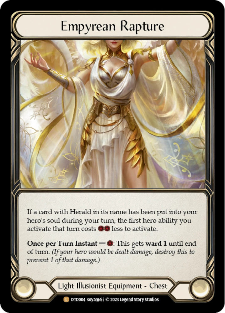 Image for Empyrean Rapture (DTD004) - Flesh and Blood TCG