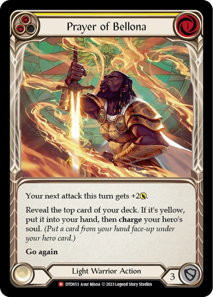 Image for Prayer of Bellona (DTD053) - Flesh and Blood TCG