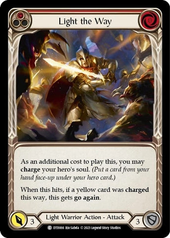 Image for Light the Way (Red) (DTD066) - Flesh and Blood TCG