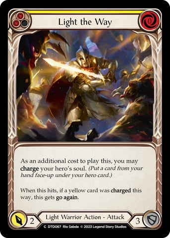 Image for Light the Way (Yellow) (DTD067) - Flesh and Blood TCG