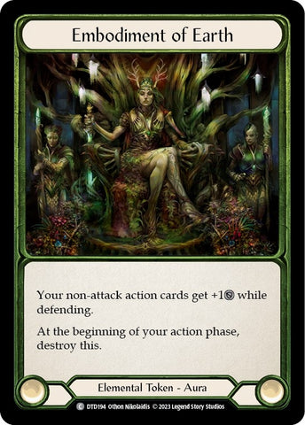 Image for Embodiment of Earth (DTD194) - Flesh and Blood TCG