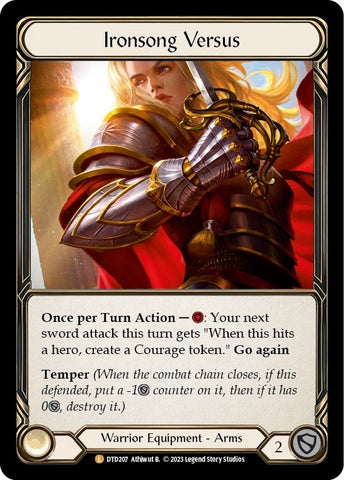 Image for Ironsong Versus (DTD207) - Flesh and Blood TCG