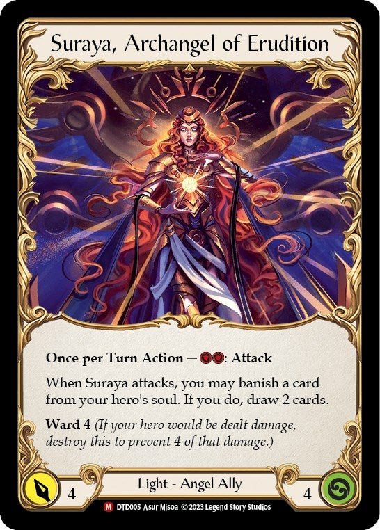 Image for Figment of Erudition // Suraya, Archangel of Erudition (DTD005) - Flesh and Blood TCG