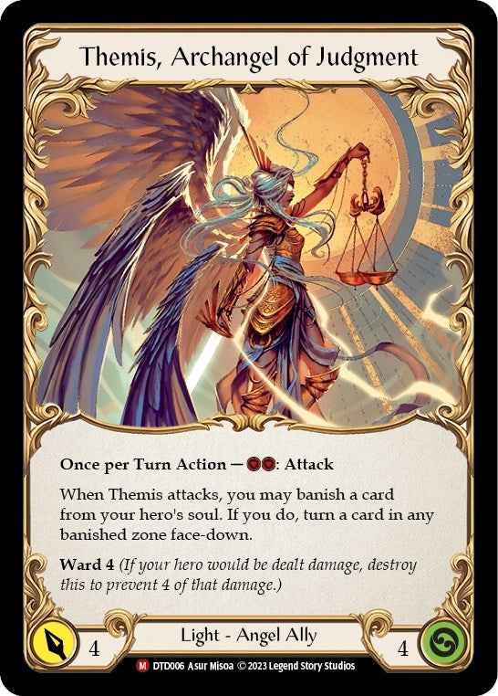 Image for Figment of Judgment // Themis, Archangel of Judgment (DTD006) - Flesh and Blood TCG