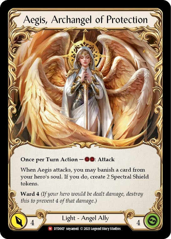 Image for Figment of Protection // Aegis, Archangel of Protection (DTD007) - Flesh and Blood TCG