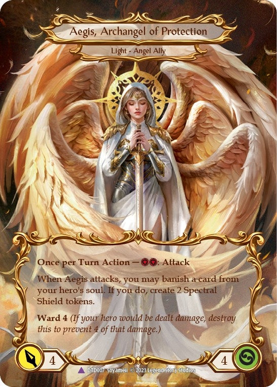 Image for Figment of Protection // Aegis, Archangel of Protection (Marvel) (DTD007) - Flesh and Blood TCG