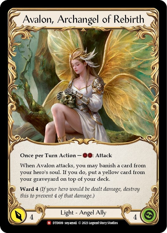 Image for Figment of Rebirth // Avalon, Archangel of Rebirth (DTD009) - Flesh and Blood TCG