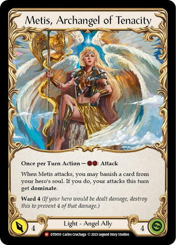 Image for Figment of Tenacity // Metis, Archangel of Tenacity (DTD010) - Flesh and Blood TCG