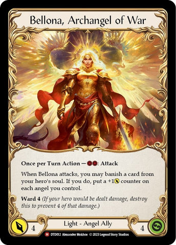 Image for Figment of War // Bellona, Archangel of War (DTD012) - Flesh and Blood TCG