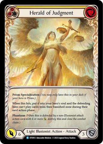 Image for Herald of Judgment (DTD013) - Flesh and Blood TCG