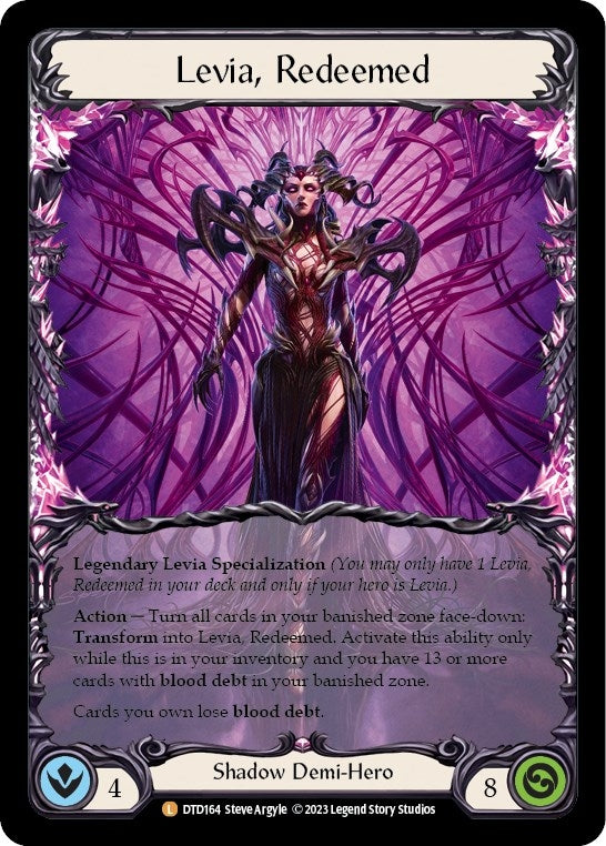 Image for Levia, Redeemed // Blasmophet, Levia Consumed (DTD164) - Flesh and Blood TCG