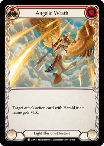 Image for Angelic Wrath (Red) (DTD035) - Flesh and Blood TCG