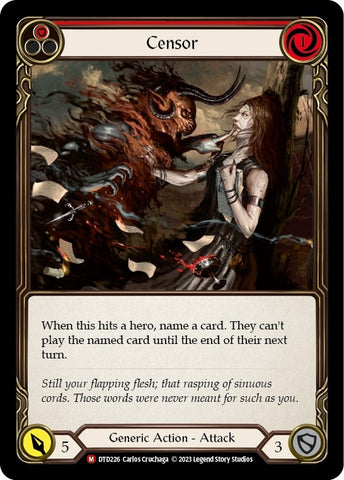 Image for Censor (DTD226) - Flesh and Blood TCG