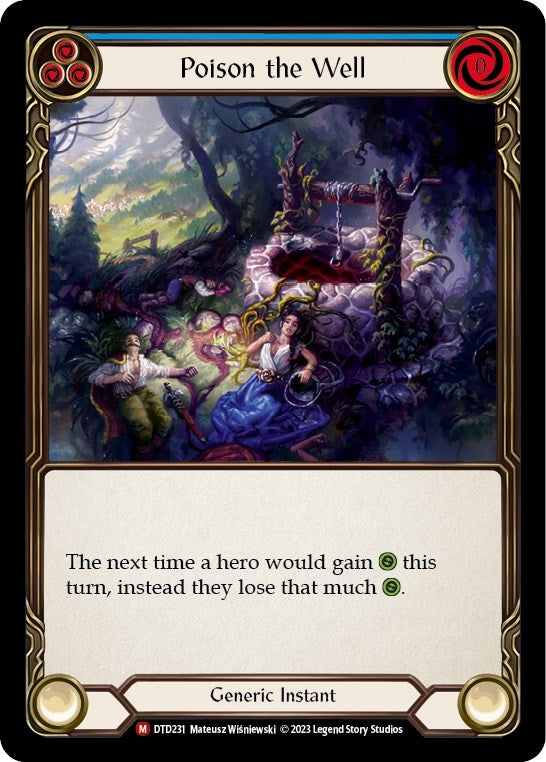 Image for Poison the Well (DTD231) - Flesh and Blood TCG