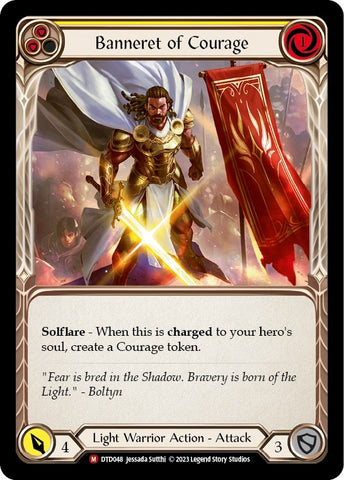 Image for Banneret of Courage (DTD048) - Flesh and Blood TCG