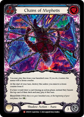 Image for Chains of Mephetis (DTD170) - Flesh and Blood TCG