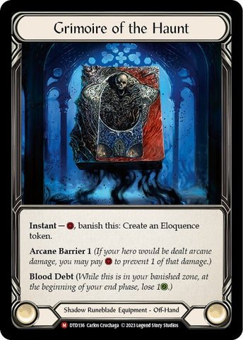 Image for Grimoire of the Haunt (DTD136) - Flesh and Blood TCG