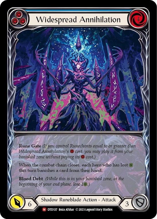 Image for Widespread Annihilation (Extended Art) (DTD137) - Flesh and Blood TCG