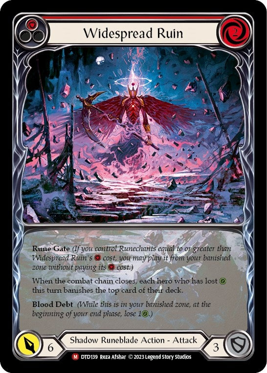 Image for Widespread Ruin (Extended Art) (DTD139) - Flesh and Blood TCG