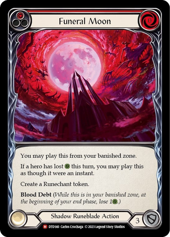 Image for Funeral Moon (DTD140) - Flesh and Blood TCG