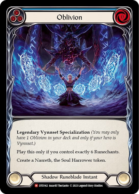 Image for Oblivion (DTD142) - Flesh and Blood TCG