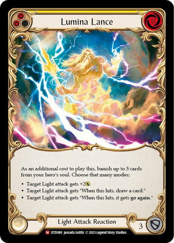 Image for Lumina Lance (DTD080) - Flesh and Blood TCG
