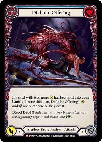 Image for Diabolic Offering (DTD107) - Flesh and Blood TCG