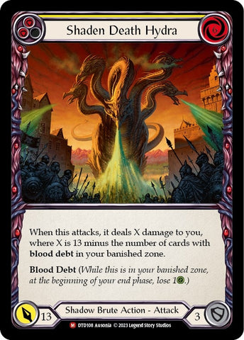 Image for Shaden Death Hydra (DTD108) - Flesh and Blood TCG