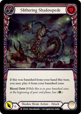 Image for Slithering Shadowpede (DTD109) - Flesh and Blood TCG