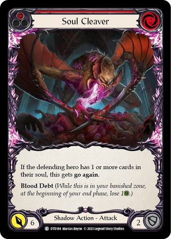 Image for Soul Cleaver (Red) (DTD184) - Flesh and Blood TCG