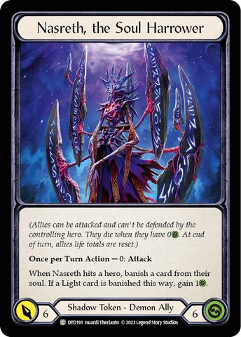 Image for Nasreth, the Soul Harrower (DTD193) - Flesh and Blood TCG