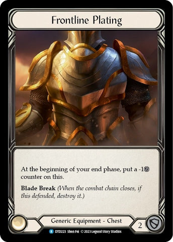 Image for Frontline Plating (DTD223) - Flesh and Blood TCG
