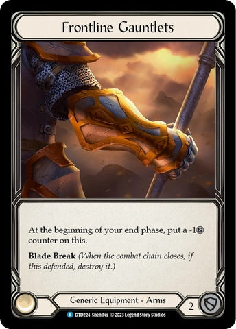 Image for Frontline Gauntlets (DTD224) - Flesh and Blood TCG