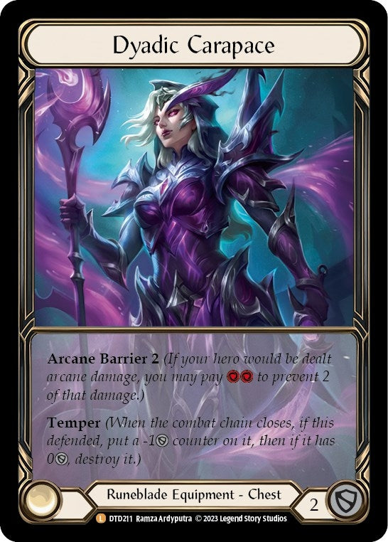 Image for Dyadic Carapace (Extended Art) (DTD211) - Flesh and Blood TCG