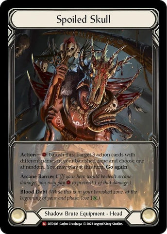 Image for Spoiled Skull (Extended Art) (DTD106) - Flesh and Blood TCG