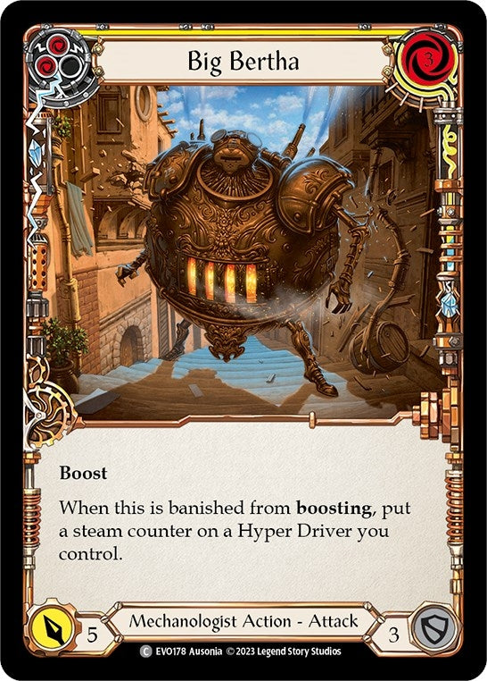Image for Big Bertha (Yellow) (EVO178) (Bright Lights) - Flesh and Blood TCG