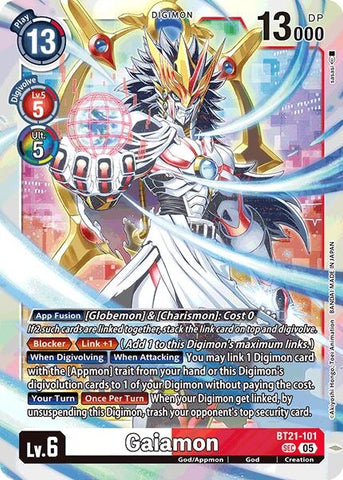 Image for Gaiamon (BT21-101 SEC) (World Convergence) - Digimon Card Game