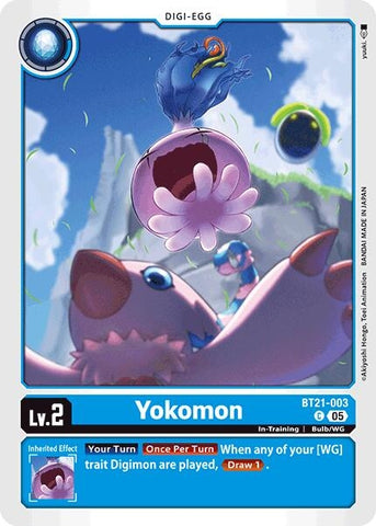 Image for Yokomon (BT21-003 C) (World Convergence) - Digimon Card Game