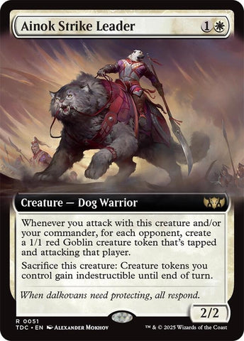 Image for Ainok Strike Leader (Extended Art) (51) (Commander: Tarkir: Dragonstorm) - Magic: The Gathering