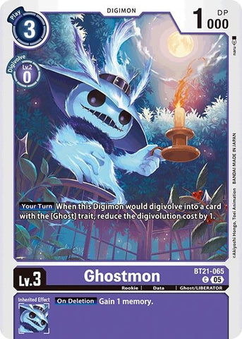 Image for Ghostmon (BT21-065 C) (World Convergence) - Digimon Card Game