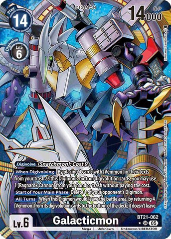 Image for Galacticmon (Alternate Art) (BT21-062 SR) (World Convergence) - Digimon Card Game