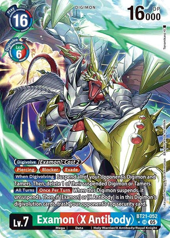 Image for Examon (X Antibody) (Alternate Art) (BT21-052 SR) (World Convergence) - Digimon Card Game