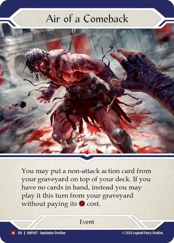 Image for Air of a Comeback (SMP007) (Smash Palace) - Flesh and Blood TCG