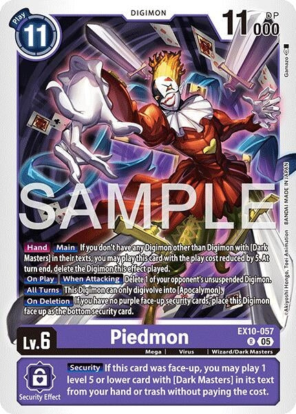 Image for Piedmon (EX10-057 R) (Sinister Order) - Digimon Card Game